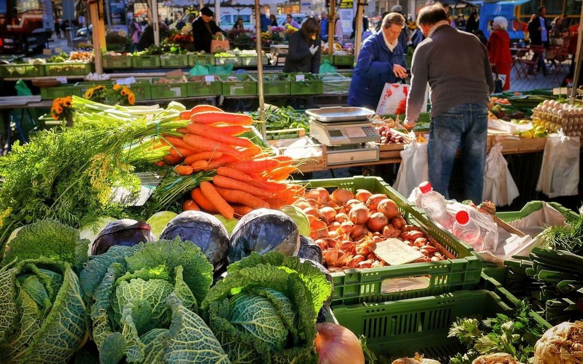 Un manojo de tomates rojos recién arrancados de la vid